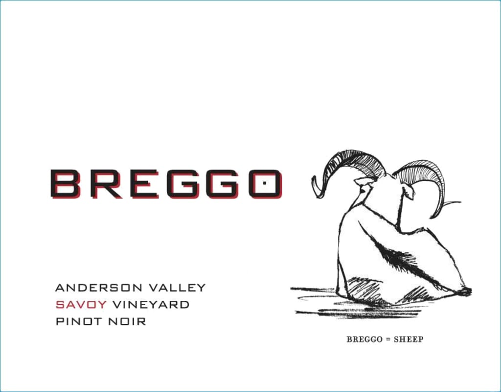 Breggo Cellars Savoy Vineyard Pinot Noir 2013 Front Label