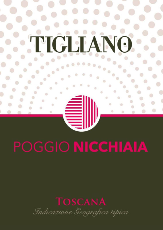 Poggio Nicchiaia Tigliano 2014 Front Label