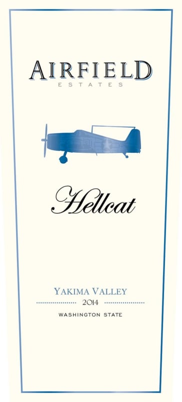 Airfield Estate Hellcat 2014 Front Label
