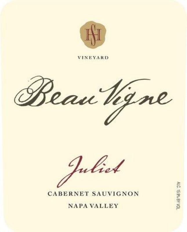 Beau Vigne Juliet Cabernet Sauvignon 2013 Front Label