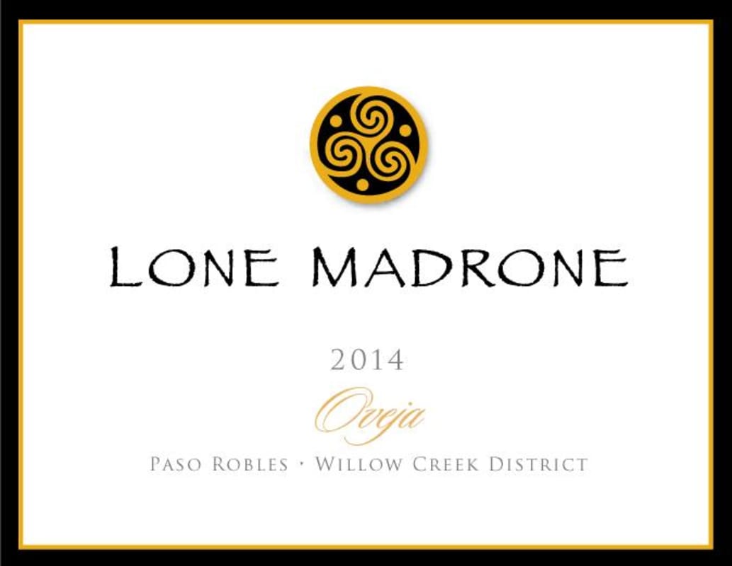 Lone Madrone Oveja 2014 Front Label