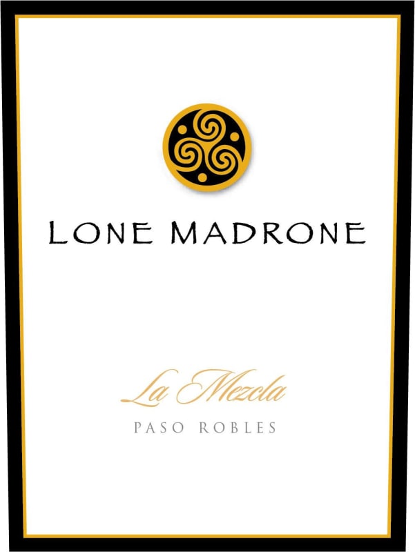 Lone Madrone La Mezcla 2014 Front Label
