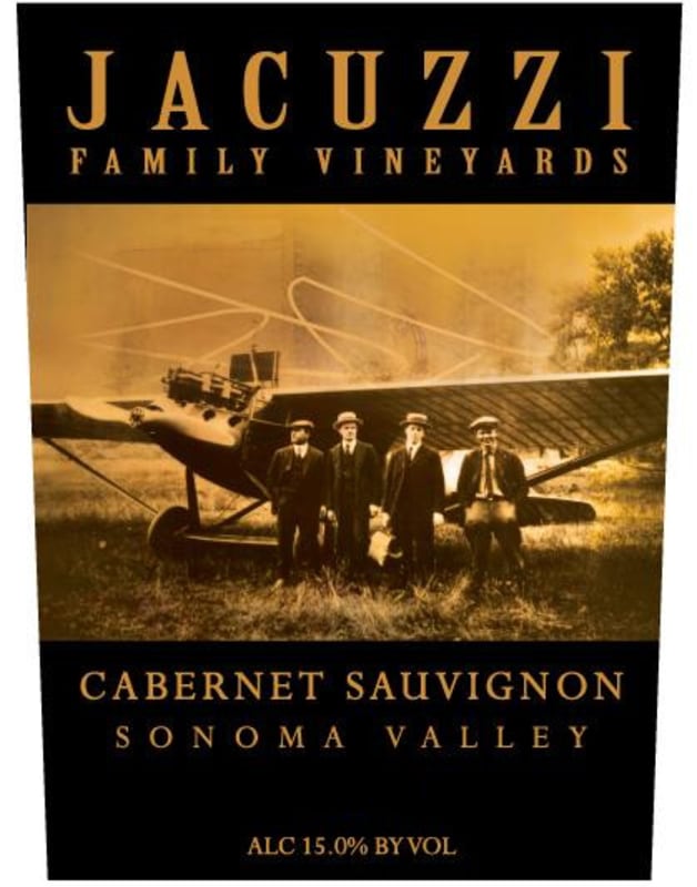 Jacuzzi Cabernet Sauvignon 2013 Front Label