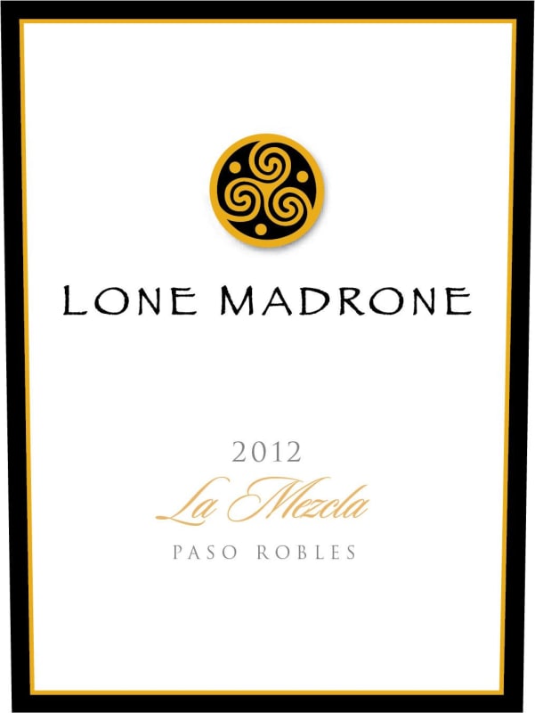 Lone Madrone La Mezcla 2012 Front Label