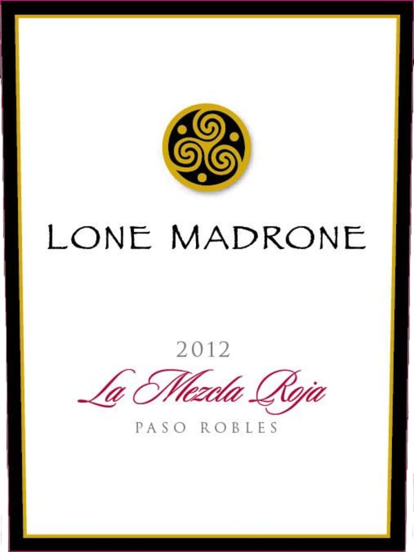 Lone Madrone La Mezcla Roja 2012 Front Label
