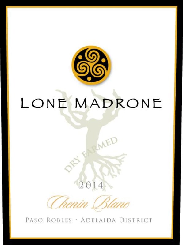 Lone Madrone Chenin Blanc 2014 Front Label