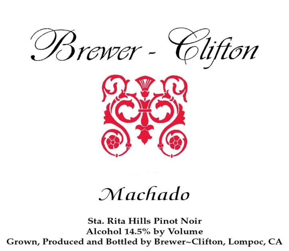 Brewer-Clifton Machado Pinot Noir 2013 Front Label