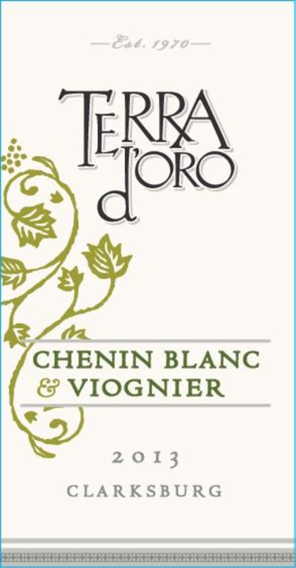 Terra d'Oro Chenin Blanc Viognier 2013 Front Label