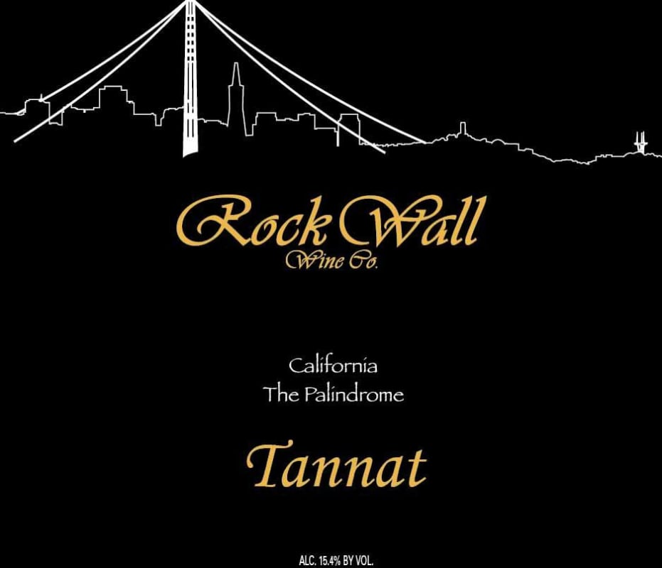 Rock Wall The Palindrome Tannat 2013 Front Label