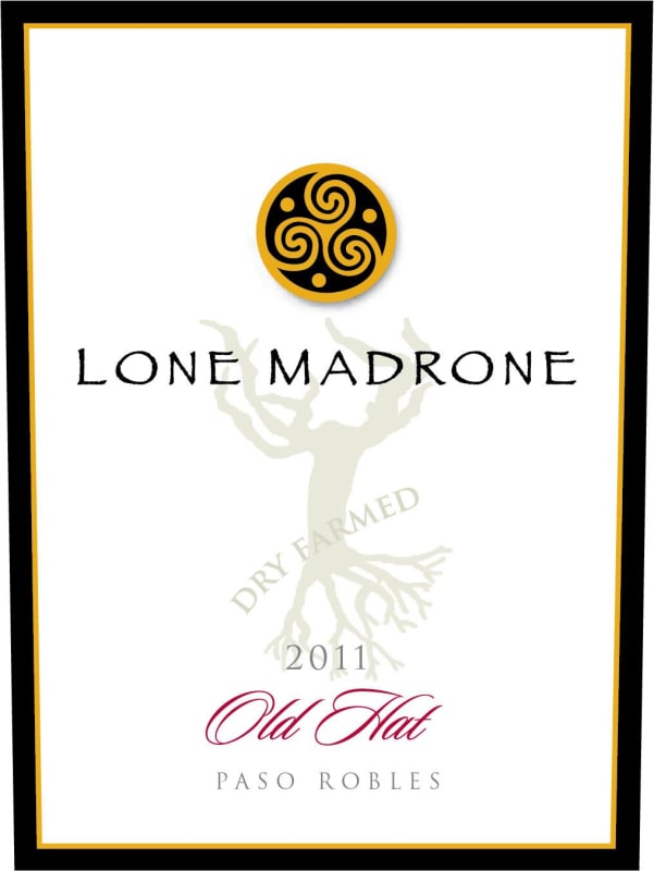 Lone Madrone Old Hat Zinfandel Petite Sirah 2011 Front Label
