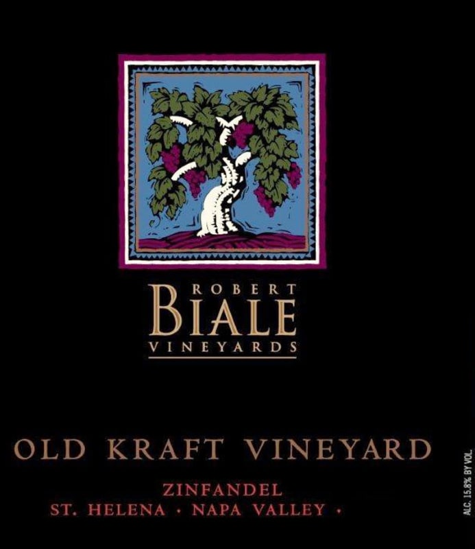 Robert Biale Vineyards Old Kraft Vineyard Zinfandel 2013 Front Label