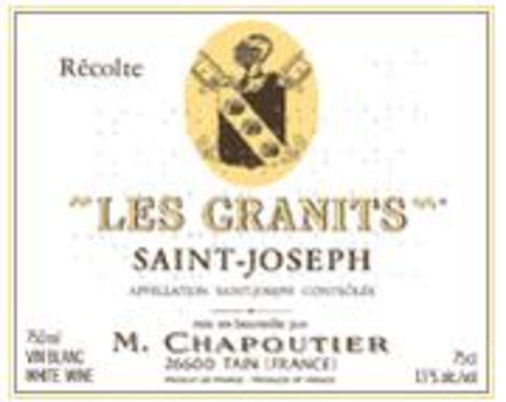 M. Chapoutier Saint-Joseph Les Granits Blanc 1999 Front Label