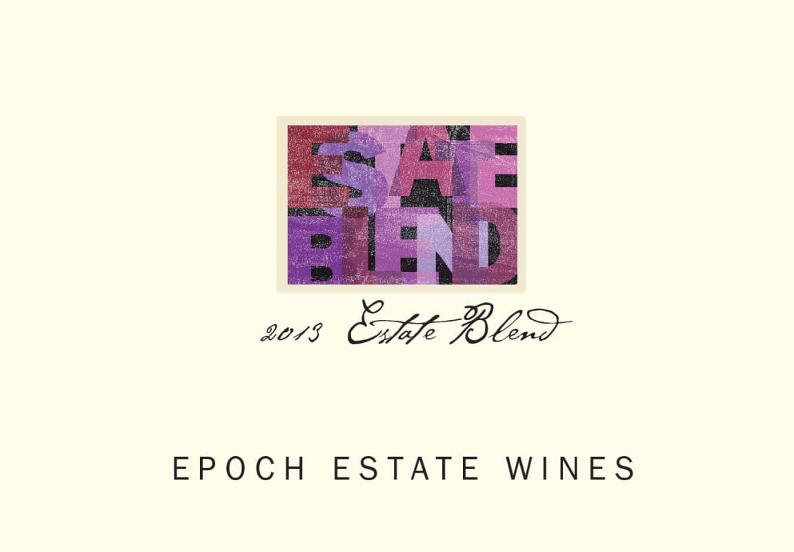Epoch Paderewski Vineyard Estate Blend 2013 Front Label