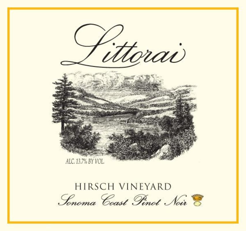 Littorai Hirsch Vineyard Pinot Noir 2013 Front Label