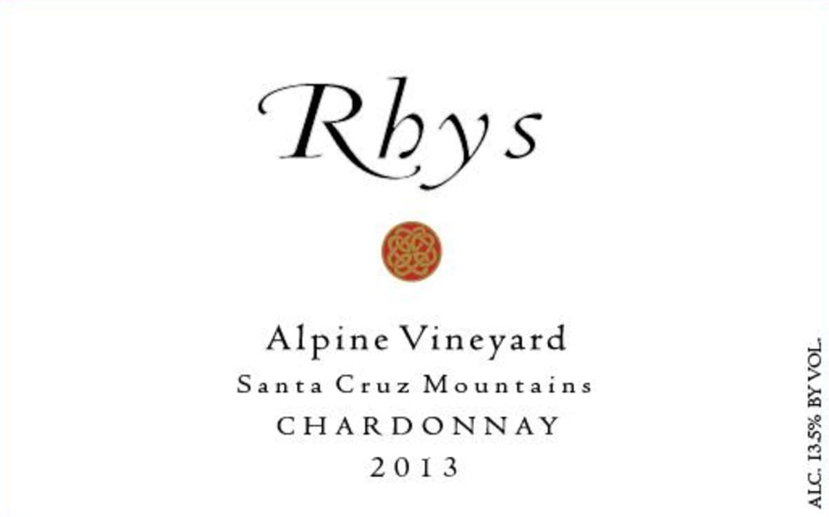 Rhys Alpine Vineyard Chardonnay 2013 Front Label