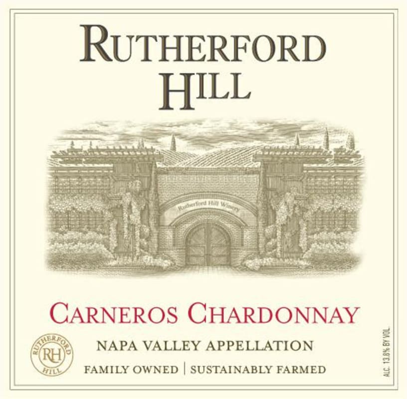 Rutherford Hill Carneros Chardonnay 2014 Front Label