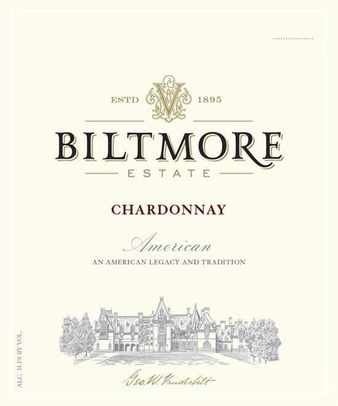 Biltmore Estate Chardonnay 2014 Front Label