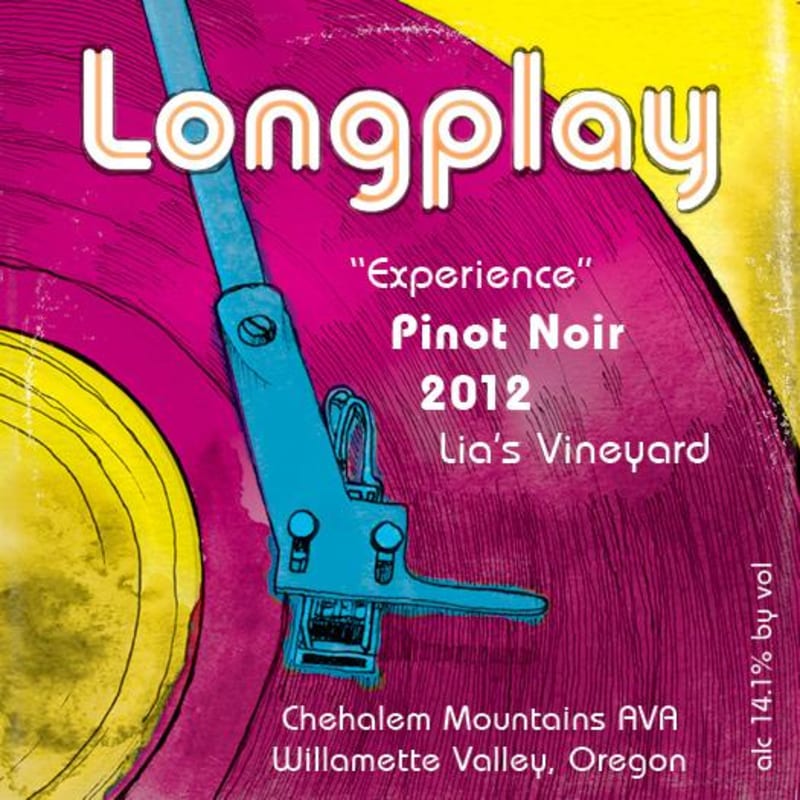 Longplay Pinot Noir Experience 2012 Front Label