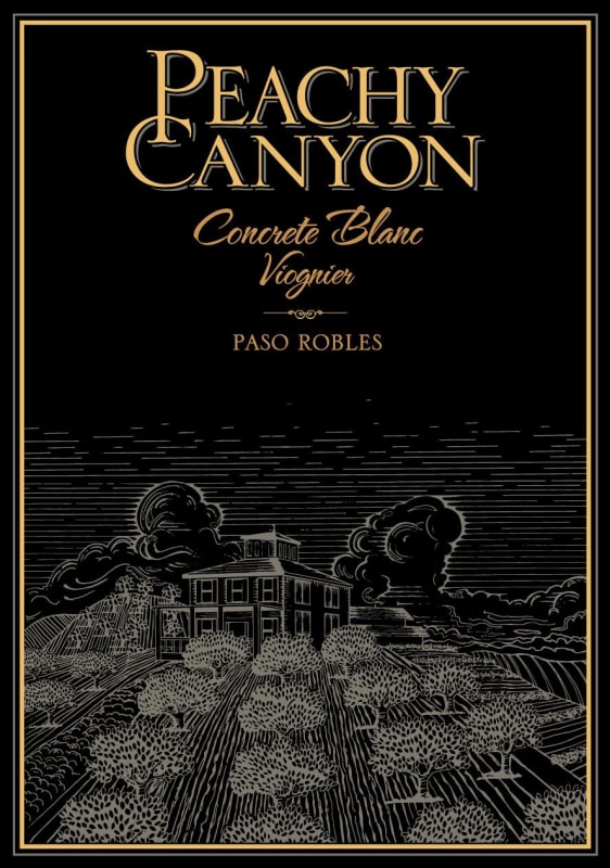 Peachy Canyon Concrete Blanc Viognier 2014 Front Label