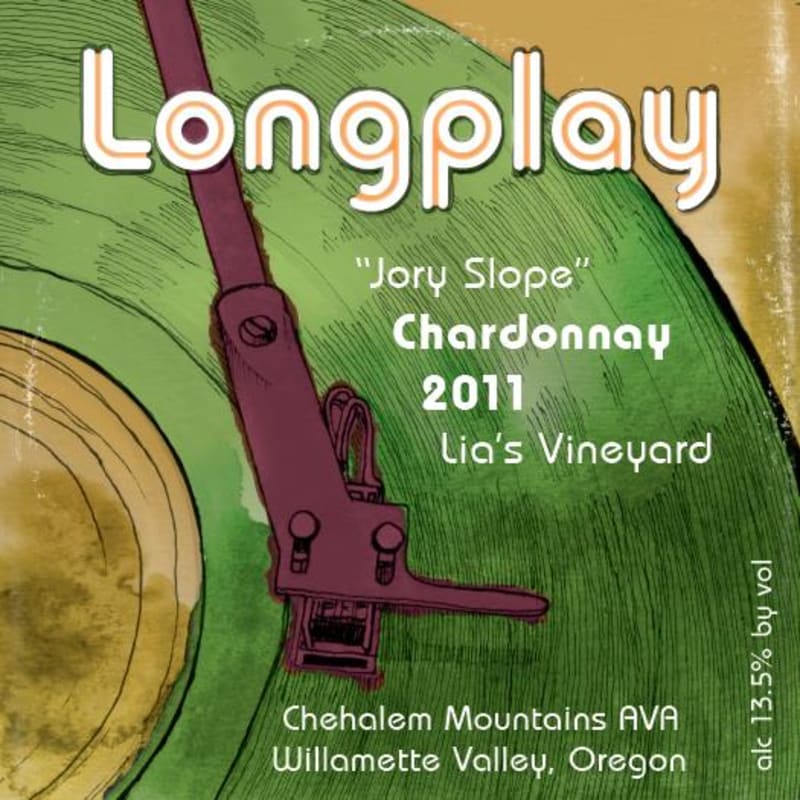 Longplay Jory Slope Lias Vineyard Chardonnay 2011 Front Label