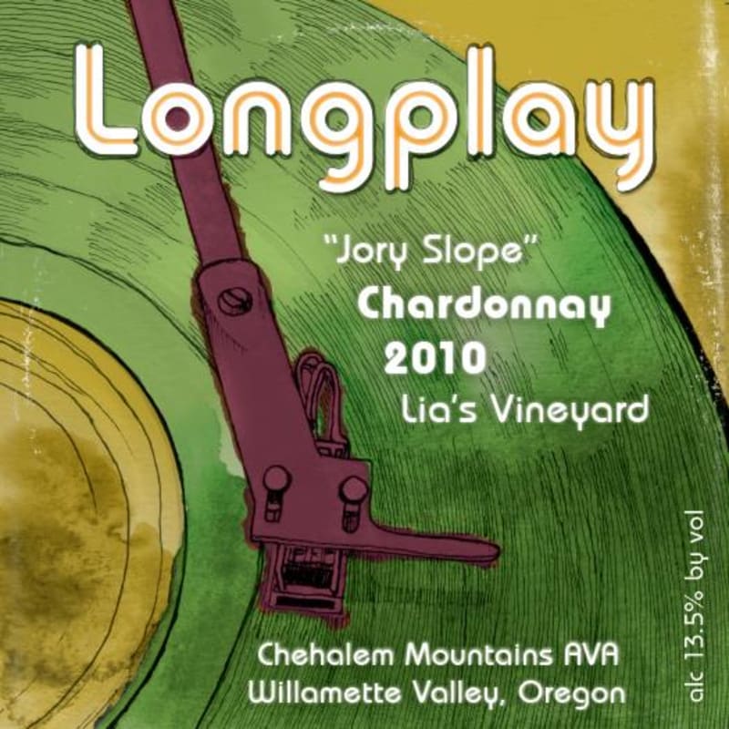 Longplay Jory Slope Lias Vineyard Chardonnay 2010 Front Label