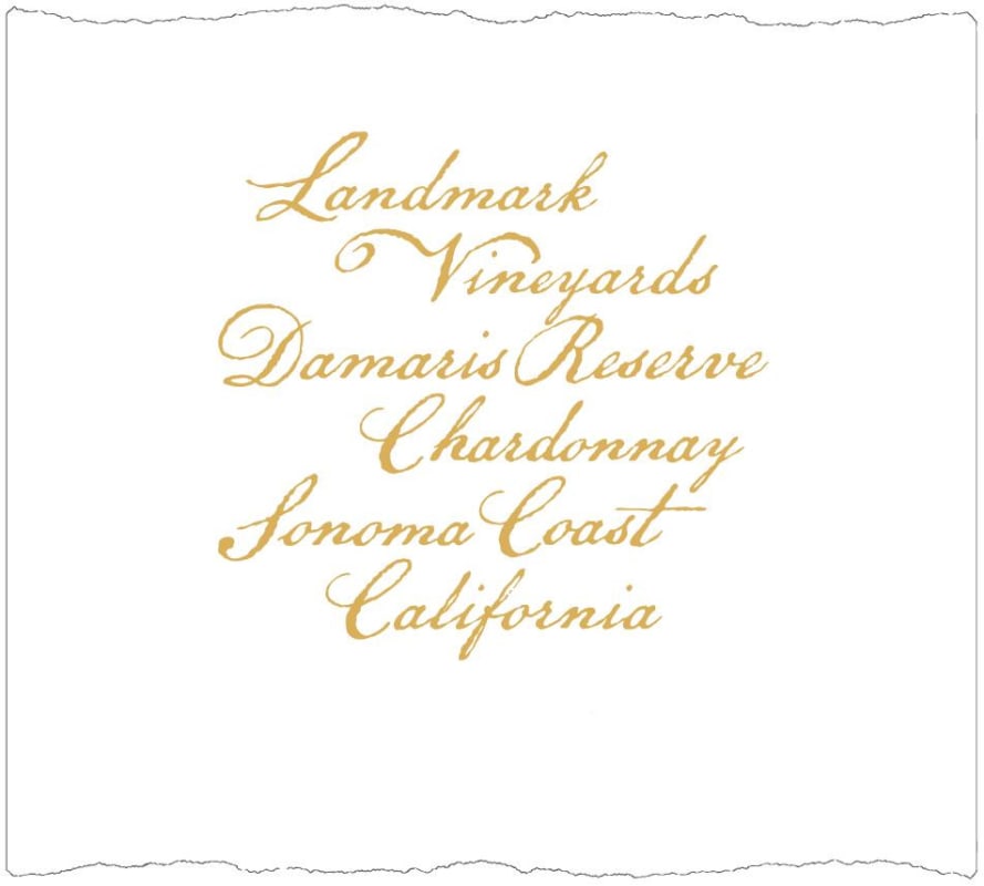 Landmark Damaris Reserve Chardonnay 2014 Front Label
