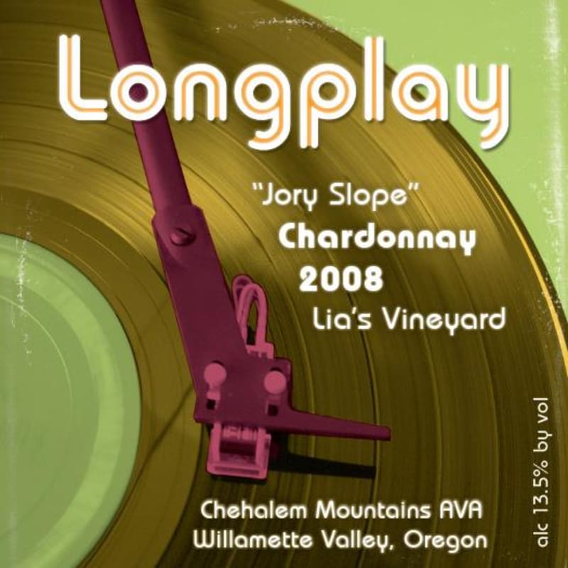 Longplay Jory Slope Lias Vineyard Chardonnay 2008 Front Label