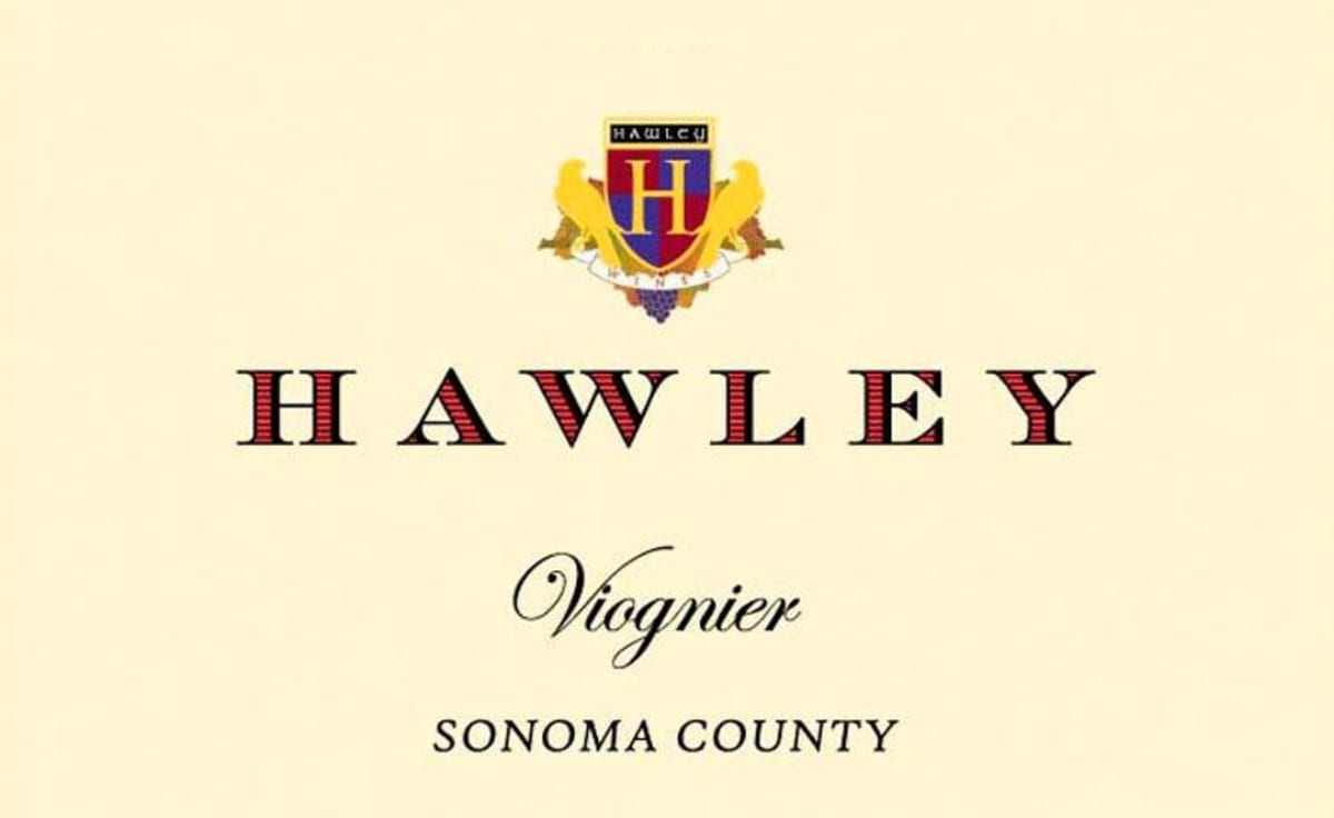Hawley Viognier 2014 Front Label