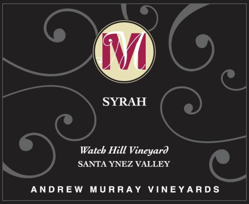 Andrew Murray Watch Hill Vineyard Syrah 2014 Front Label