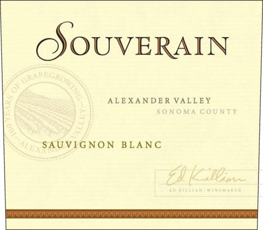 Chateau Souverain Alexander Valley Sauvignon Blanc 2014 Front Label