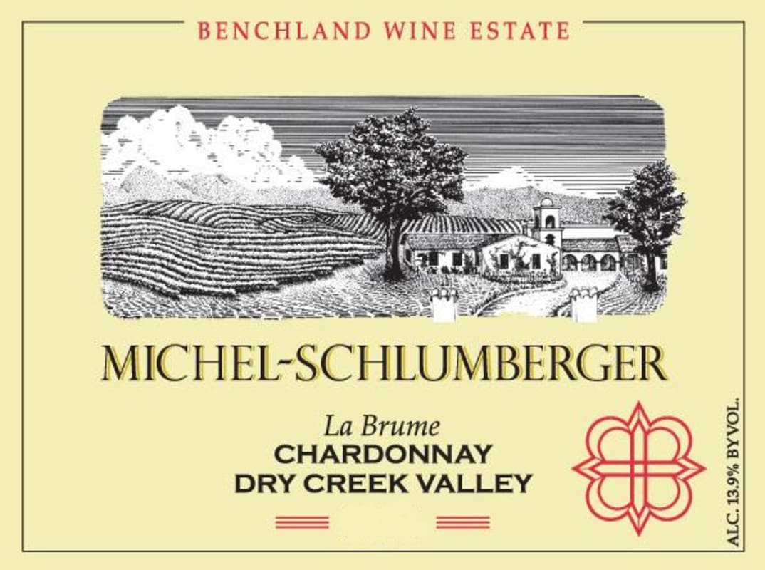 Michel-Schlumberger Le Brume Chardonnay 2014 Front Label