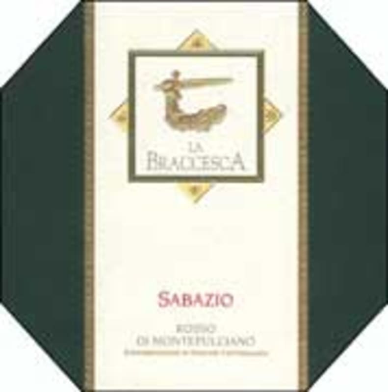 La Braccesca Rosso di Montepulciano 2000 Front Label