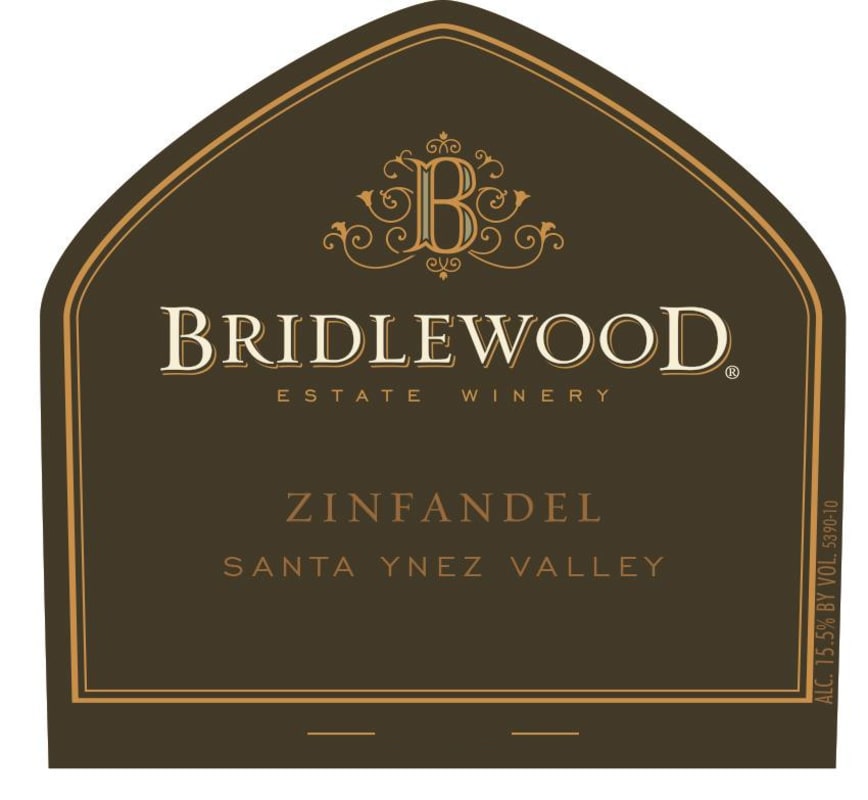 Bridlewood Zinfandel 2014 Front Label