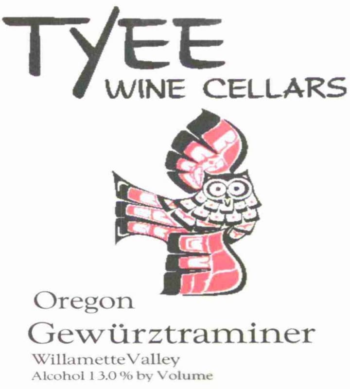 Tyee Wine Gewurtztraminer 2014 Front Label