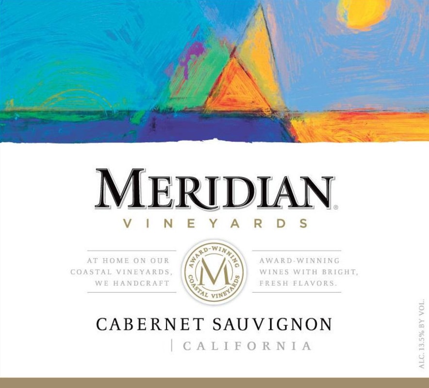 Meridian Cabernet Sauvignon 2014 Front Label