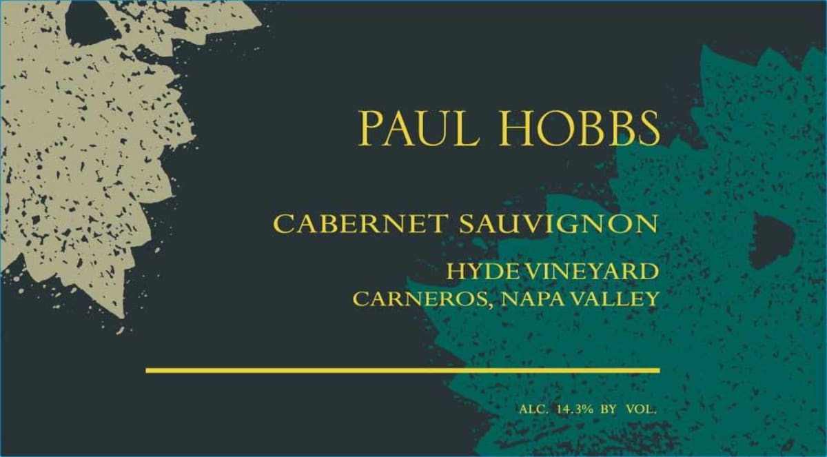 Crossbarn by Paul Hobbs Hyde Vineyard Cabernet Sauvignon 2014 Front Label