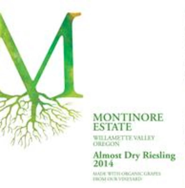 Montinore Estate Almost Dry Riesling 2014 Front Label