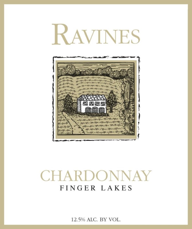 Ravines Chardonnay 2014 Front Label
