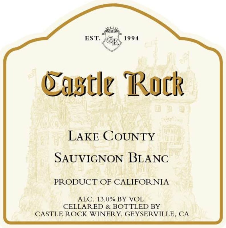 Castle Rock Lake County Sauvignon Blanc 2014 Front Label