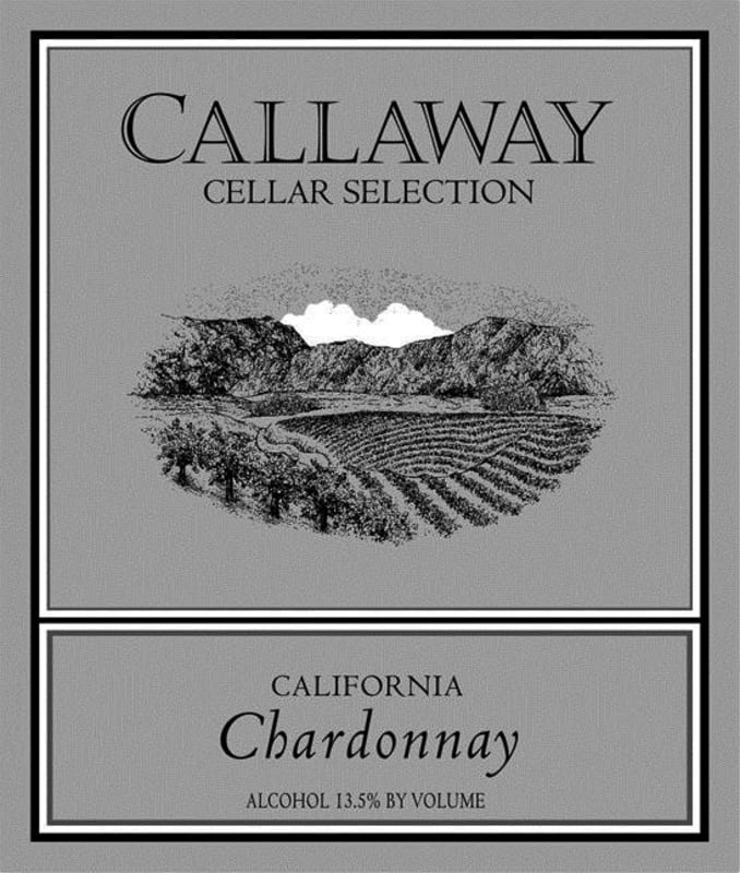 Callaway Cellar Selection Chardonnay 2014 Front Label
