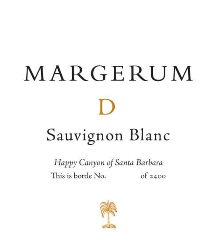 Margerum D Sauvignon Blanc 2014 Front Label