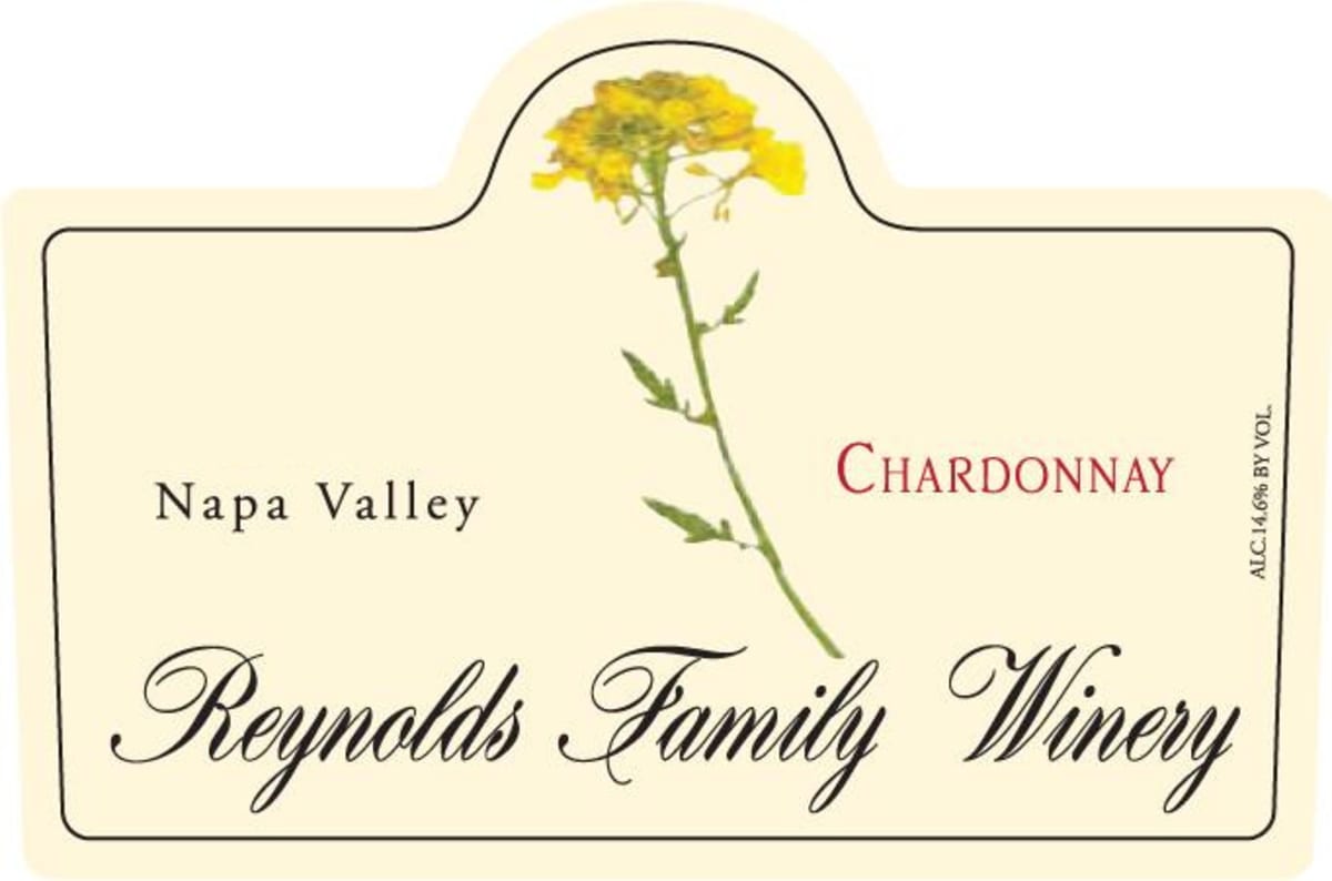 Reynolds Family Winery Chardonnay 2014 Front Label