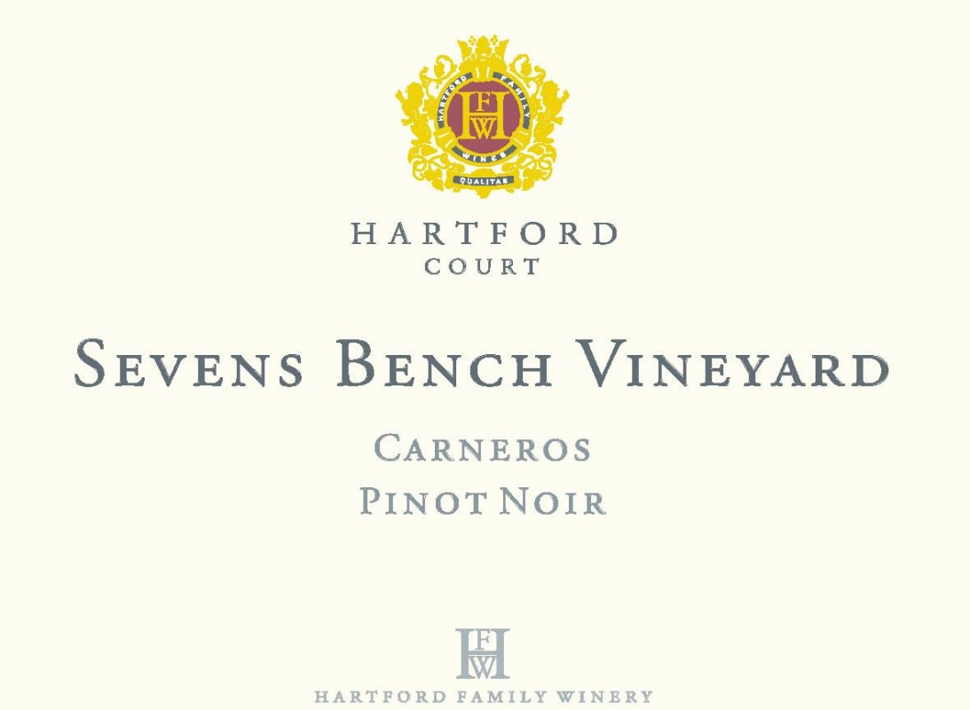 Hartford Sevens Bench Vineyard Pinot Noir 2014 Front Label