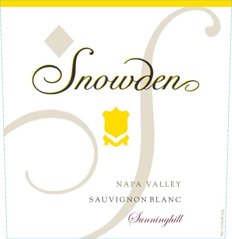 Snowden Sauvignon Blanc 2014 Front Label