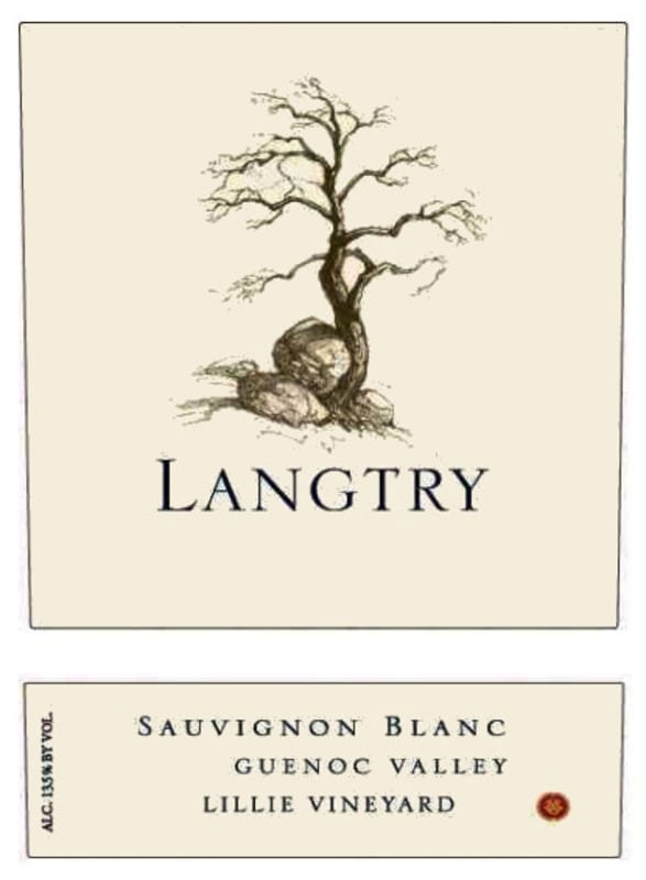 Langtry Estate Lillie Sauvignon Blanc 2014 Front Label