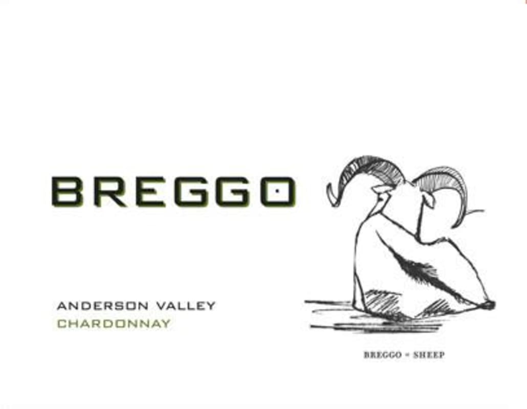 Breggo Cellars Anderson Valley Chardonnay 2014 Front Label