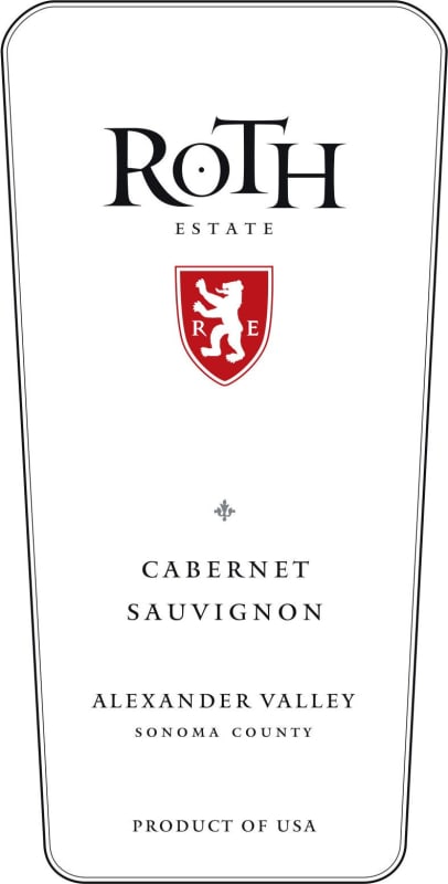 Roth Estate Alexander Valley Cabernet Sauvignon 2014 Front Label