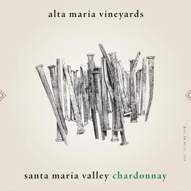 Alta Maria Chardonnay 2014 Front Label