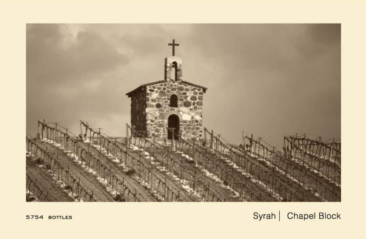 Owen Roe Willow Vineyard Chapel Block Syrah 2014 Front Label