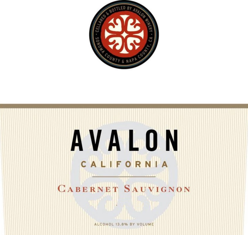 Avalon California Cabernet Sauvignon 2014 Front Label